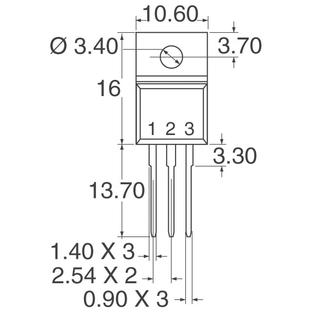 TO-220-3 전체 팩(Pack), 절연 탭 단일 FET, MOSFET | 전자 부품 유통업체 DigiKey